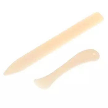 2шт костяная папка ремесленные инструменты кожаный биговочный складной бумажный аксессуар