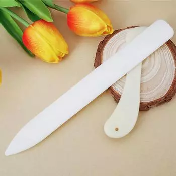 2шт костяная папка ремесленные инструменты кожаный биговочный складной бумажный аксессуар