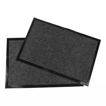 2шт коврик для двери в помещении химическое волокно абсорбирующий нескользящий машинная стирка напольный коврик для ванной комнаты