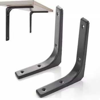 2шт. Кронштейны для настенных полок Etagere Треугольный кронштейн для хранения мебели в помещении Настенная многофункциональная стойка для хранения