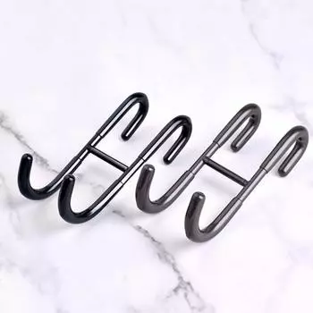 2шт крюк для хранения прочный универсальный нержавеющая сталь полезный практичный маленький инструмент S-образной формы для дома