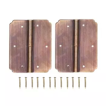 2шт квадратная петля 6 см китайская антикварная петля для шкафа мебельная фурнитура аксессуары