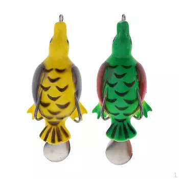 2шт Маленькая утка Рыбалка 3D