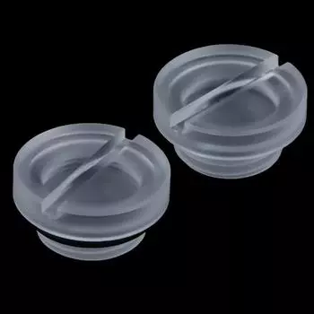 2шт матовая водяная пробка G1/4 матовая акриловая кнопка блокировки воды