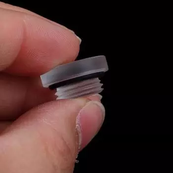 2шт матовая водяная пробка G1/4 матовая акриловая кнопка блокировки воды