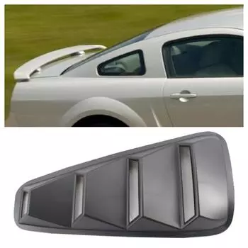 2шт матовые черные боковые оконные жалюзи прочные оконные совки вентиляционная крышка для Ford