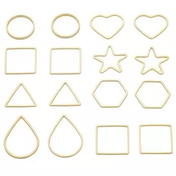 2шт медные геометрические аксессуары подвеска для изготовления ювелирных изделий своими руками 20mm 2pcs серебряный