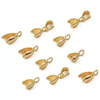 2шт медные застежки с семенами дыни для изготовления ювелирных изделий своими руками 3x11mm 2pcs золотой
