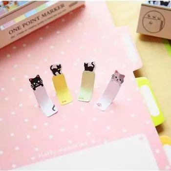 2шт мультфильм животных медведь кошка сердце лягушка стикер офис школьные принадлежности 2pcs