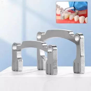 2шт набор держателей для стоматологической полировочной полоски металлический ручной финишный инструмент стоматолога для шлифования зубов из смолы шлифование формовка серебряный