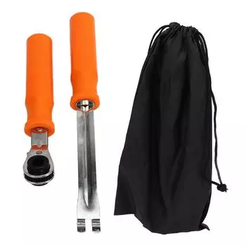 2шт. Набор инструментов для автоматического натяжителя вилки, инструмент для освобождения конца вилки, двойной квадратный храповой ключ для