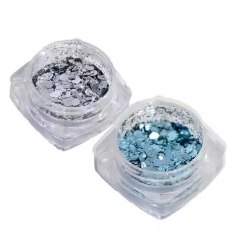 2 шт./компл. блестки для ногтей, нежные, легкие, блестящие блестящие блестящие блестки для маникюра «сделай сам», сделай сам, для макияжа 2pcs