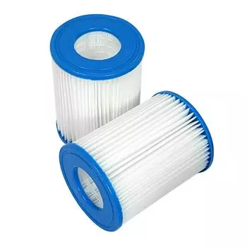 2шт надувной фильтр для бассейна PP многоразовый надувной фильтр для бассейна картридж для замены