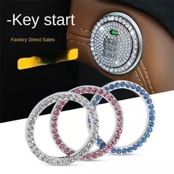 2шт наклейки для украшения автомобиля милые креативные кнопки автомобильные аксессуары автомобильные наклейки для запуска одной кнопкой переключатель