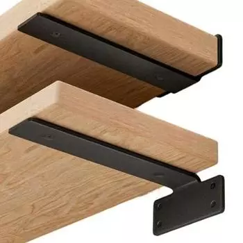 2шт настенных кронштейна прочные несущие нержавеющие устойчивые к коррозии легко монтируются скрытые 20cm 2pcs