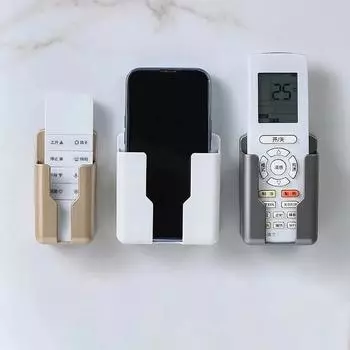 2шт настенный ящик для хранения бытовой кондиционер для гостиной пульт дистанционного управления прикроватный держатель для хранения телефона органайзер коробка полка