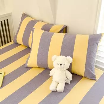 2шт наволочка 100% хлопок наволочка в полоску наволочка 48x74см наволочка для подушки домашняя мягкая наволочка для кровати Fundas de almohada 2 pillowcases48x74cm