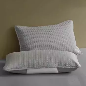 2шт. Наволочка для подушки с защитой от пятен, удобные подушки, изоляционный слой, наволочка для подушки с маслом для отеля серый
