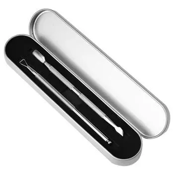 2шт ногтей гель-лак для снятия лака из нержавеющей стали скребок для очистки кутикулы инструменты