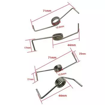 2шт. Открытая закрытая пружина полуавтоматической стиральной машины Положительная/противоположная пружина