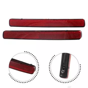 2шт. Отражатель заднего бампера автомобиля - для Ssangyong - для Rexton - 2006 2008 2010 2012 2013 2014 15 16 17 для KYRON - Автомобильные аксессуары - CHINA