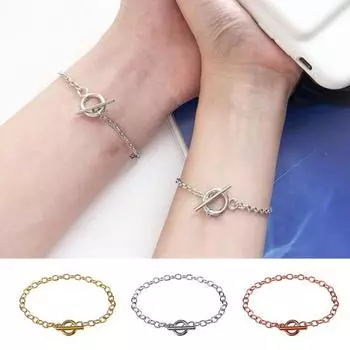 2шт парные браслеты уникальный полый дизайн яркий цвет нержавеющие модные браслеты-цепочки для мужчин серебряный