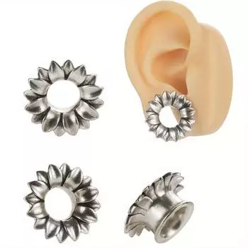 2шт персонализированные чугунные металлические ретро простые украшения для пирсинга ушной раковины для увеличения ушей 8mm