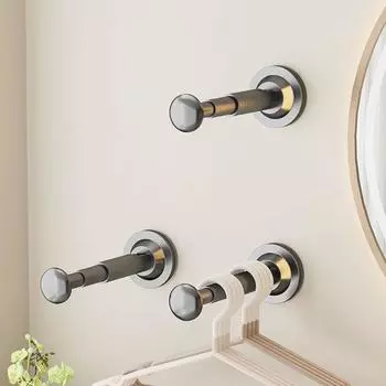 2шт пластиковая присоска вешалка для одежды настенная вешалка для одежды органайзер для ванной комнаты бежевый