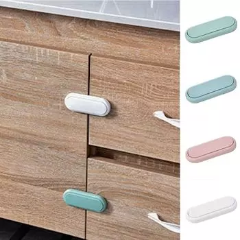 2шт пластиковые детские замки безопасности ящика замки шкафа белый