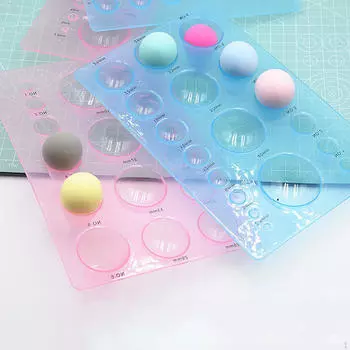 2шт пластиковые сферические глиняные полукруги для кукол своими руками