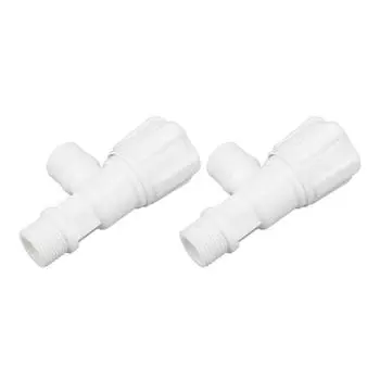 2шт пластиковый 3-ходовой распределительный клапан G1/2 с наружной резьбой для ванных комнат, ванн, кухонь