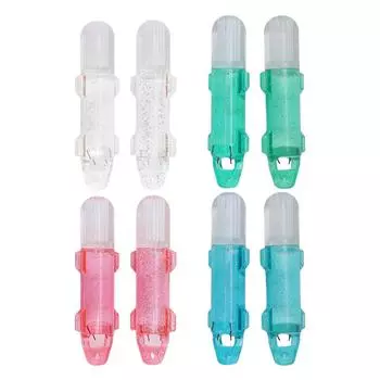 2шт подводный рыболовный фонарь волоконно-оптический светодиодный глубоководный рыболовный фонарь мигающий аттрактант лампа для рыбы White Light