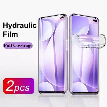 2шт полное покрытие гидравлическая мягкая пленка ультратонкая HD защитная пленка для iPhone Samsung Huawei Xiaomi