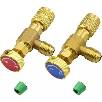 2шт предохранительный клапан кондиционера охладитель женский: 5/16 дюйма