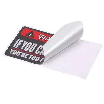 2шт предупреждающая наклейка на автомобиль если вы можете это прочитать вы слишком близко ПВХ смешная наклейка