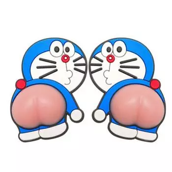 2шт против царапин 3D стерео самоклеящиеся мультяшные автомобильные двери для предотвращения столкновений E