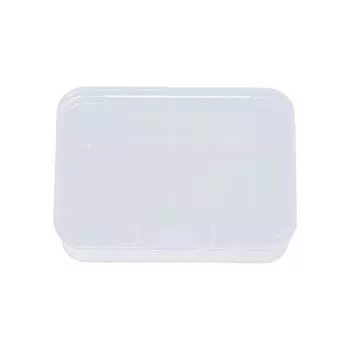 2шт прозрачная пластиковая шкатулка для хранения ювелирных изделий контейнер для шкатулки для сережек с бусинами