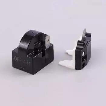 2шт Qp2-4,7 Ptc реле стартера холодильника реле стартера и защита от перегрузки