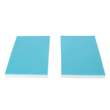 2шт резиновый блок для резьбы двухслойный утолщенный синий белый резиновый штамп блоки для резьбы