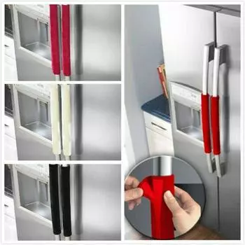 2шт ручка крышка декор пятна двери холодильника духовка кухонный прибор красный