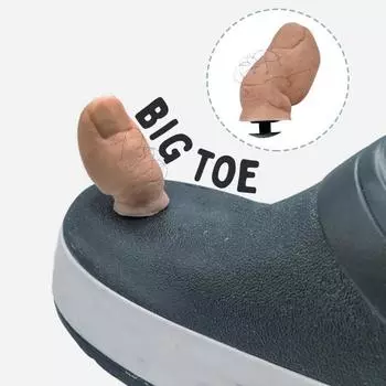 2шт сабо 3D носок обуви забавные DIY большой палец причудливые подвески украшения обуви подвески A