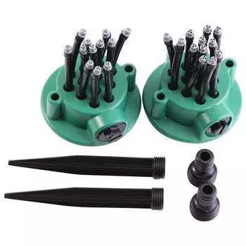 2шт садовые растения овощи регулируемый полив спринклер многоцелевой газон система орошения