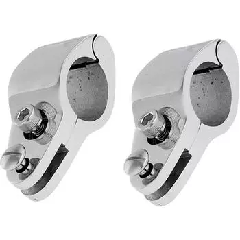 2шт серебро 316 нержавеющая сталь лодка бимини верхняя навесная челюсть слайд с установочным винтом