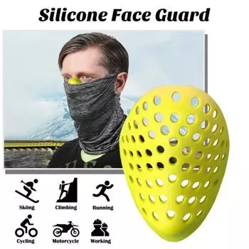 2шт силиконовая 3D лицевая оболочка для мужчин, женщин, взрослых, внутренняя поддержка чёрный