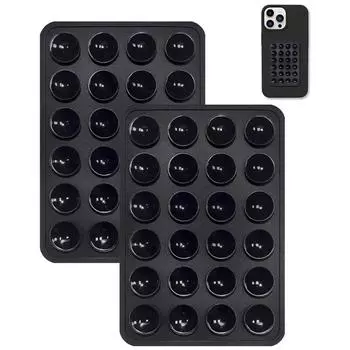 2шт. Силиконовый чехол-присоска Hands Free, прочная клейкая подставка для iPhone 15 14 13 12 Pro Max Plus Samsung S24 S23, задняя крышка 2PCS розы красного