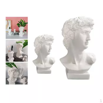 2шт скульптура статуи хранения сделать кисти дисплей ваза для цветов растение