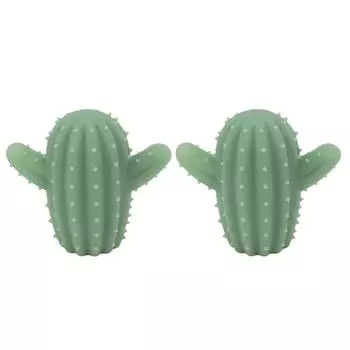2шт стиральная машина шарики для стирки ПВХ многоразовые в форме кактуса смягчающие шарики для чистки одежды