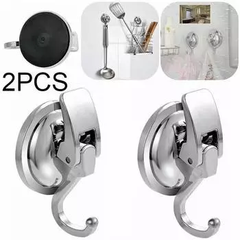 2шт сверхмощные крючки на присоске вешалка присоски из ТПУ для окна, ванной комнаты, кухни