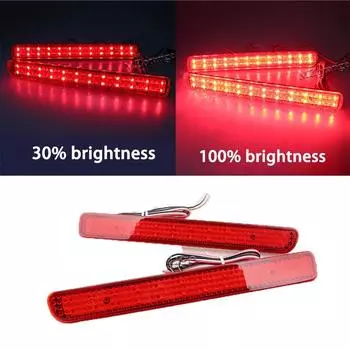 2шт светодиодная лента отражатель стоп-сигнал для Land Rover Discovery 3 4 LY021 задний бампер задние фонари красные линзы предупреждение автоматический тормоз