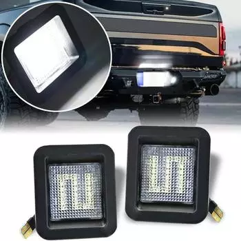 2шт светодиодные фонари номерного знака супер яркие высокие люмены IP68 водонепроницаемые универсальные простая установка